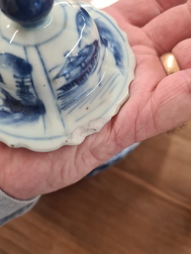 Lot 71 - A small collection of mostly Chinese blue and...