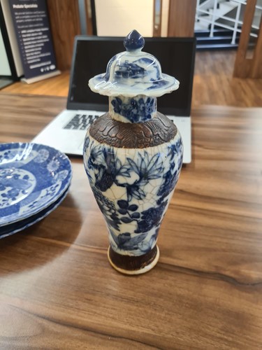 Lot 71 - A small collection of mostly Chinese blue and...