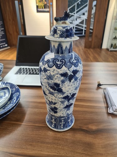 Lot 71 - A small collection of mostly Chinese blue and...