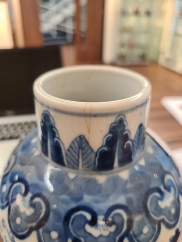 Lot 71 - A small collection of mostly Chinese blue and...