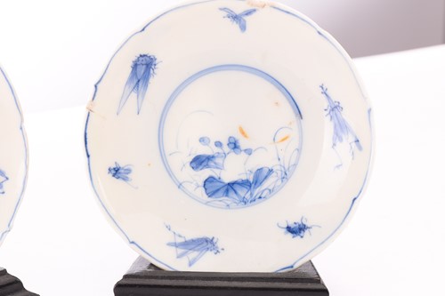 Lot 71 - A small collection of mostly Chinese blue and...