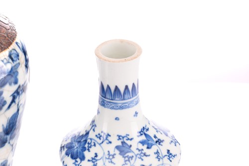 Lot 71 - A small collection of mostly Chinese blue and...