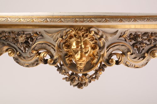 Lot 116 - An 18th-century style Venetian carved, painted...