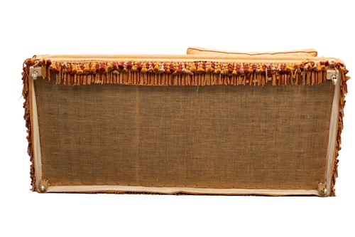 Lot 161 - A traditionally upholstered beech framed large...