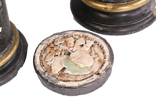 Lot 113 - A 19th-century black/green variegated...