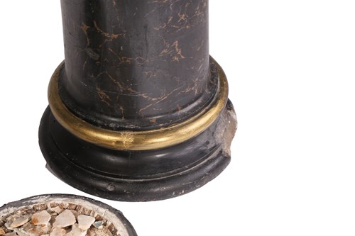 Lot 113 - A 19th-century black/green variegated...