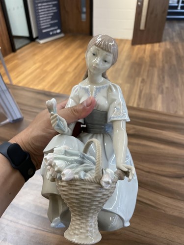 Lot 221 - A group of five large Lladro figures, to...