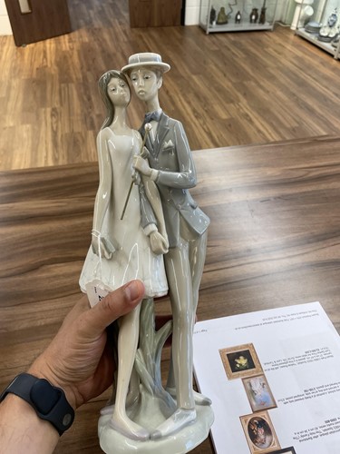 Lot 221 - A group of five large Lladro figures, to...