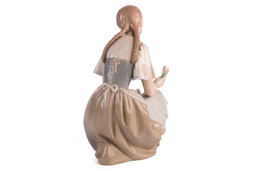 Lot 221 - A group of five large Lladro figures, to...