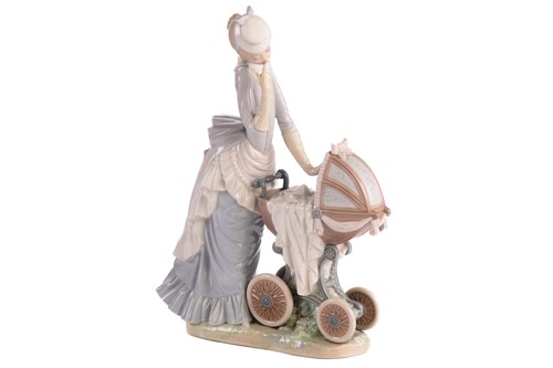 Lot 221 - A group of five large Lladro figures, to...