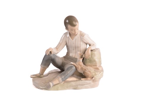 Lot 221 - A group of five large Lladro figures, to...