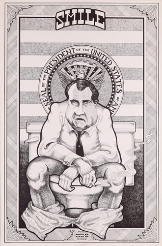 Lot 138 - An original 1970 American political protest...