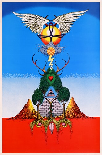 Lot 56 - An original psychedelic poster, artwork by...