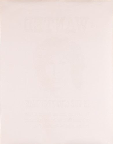Lot 41 - Jim Morrison: 'Wanted', a vintage 1970s copy...