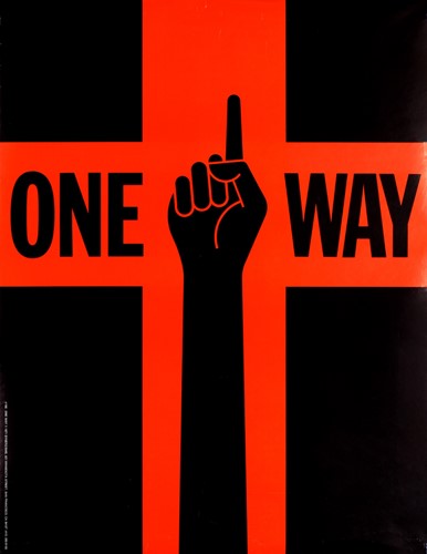 Lot 21 - A vintage, Black Power Movement poster, 'One...