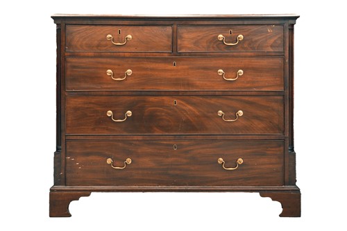 Lot 259 - A George III Cuban mahogany North Country...