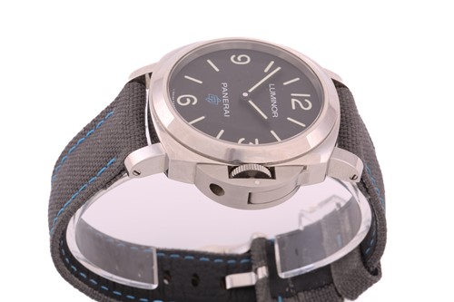 Lot 252 - A Panerai Luminor Base Logo 44mm wristwatch,...