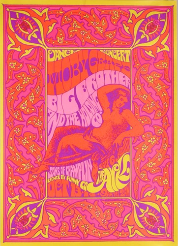 Lot 115 - An original 1967 San Francisco Psychedelic...