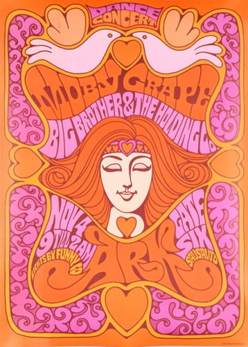 Lot 95 - An original 1967 San Francisco Psychadelic...