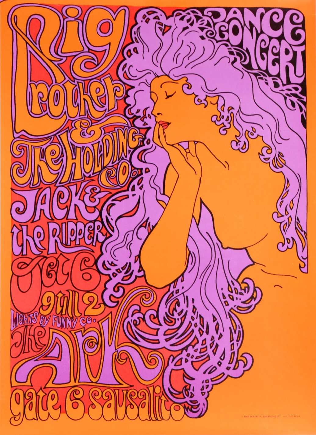 Lot 46 - An original 1967 San Francisco Psychadelic...