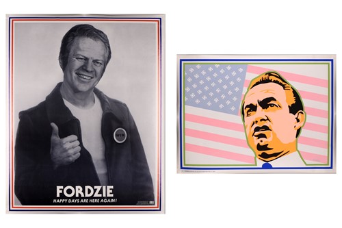 Lot 25 - Two original American political protest...