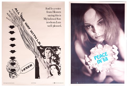 Lot 127 - An original 1967 American political protest...
