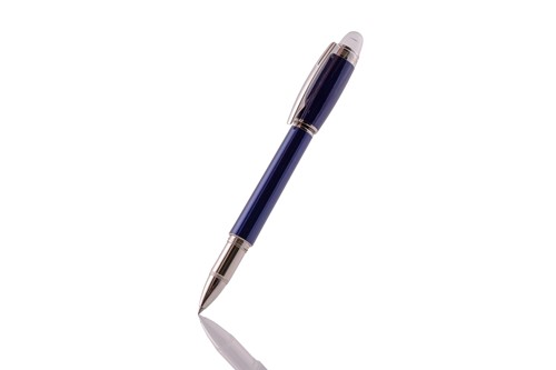 Lot 179 - Montblanc StarWalker Cool Blue Rollerball pen,...