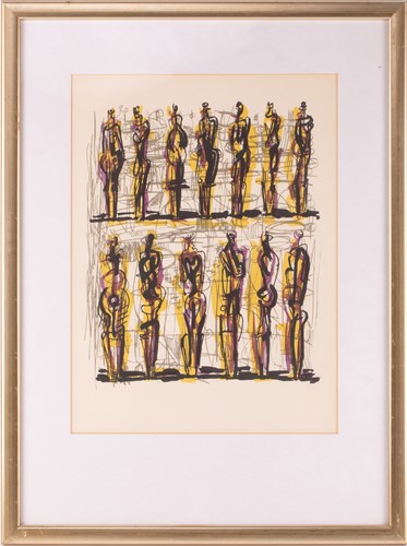 Lot 65 - Sir Henry Moore (1898-1986), 'Thirteen...