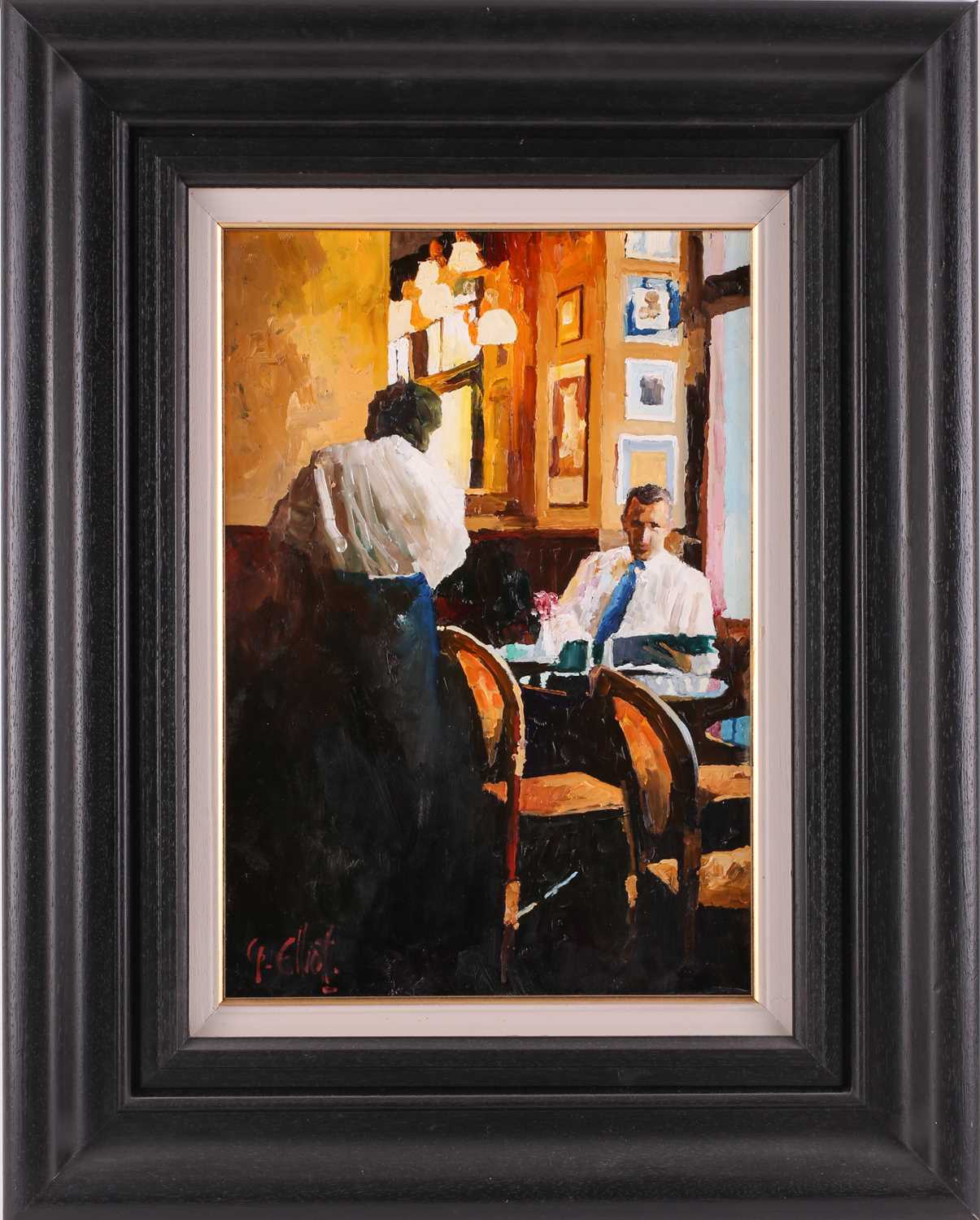Lot 28 - Graham Elliott (contemporary), 'Lunchtime,...