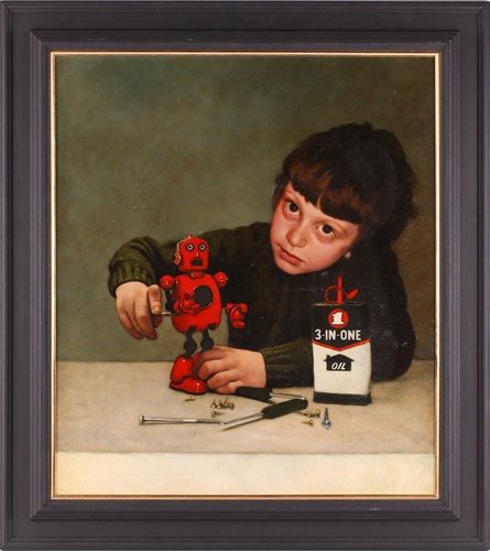 Lot 2 - John Afflick (b.1967) British, 'When God...