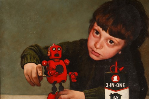 Lot 2 - John Afflick (b.1967) British, 'When God...