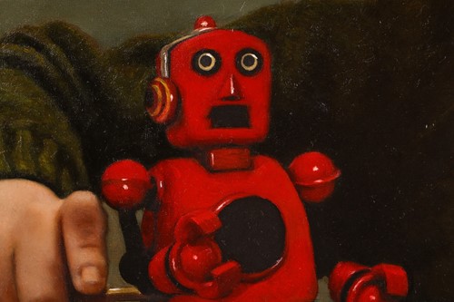 Lot 2 - John Afflick (b.1967) British, 'When God...