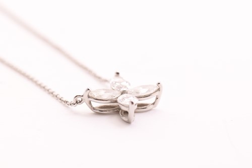 Lot 147 - Tiffany & Co. - 'Victoria' pendant in platinum...