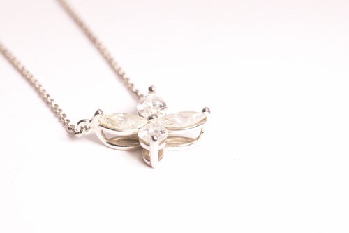 Lot 147 - Tiffany & Co. - 'Victoria' pendant in platinum...