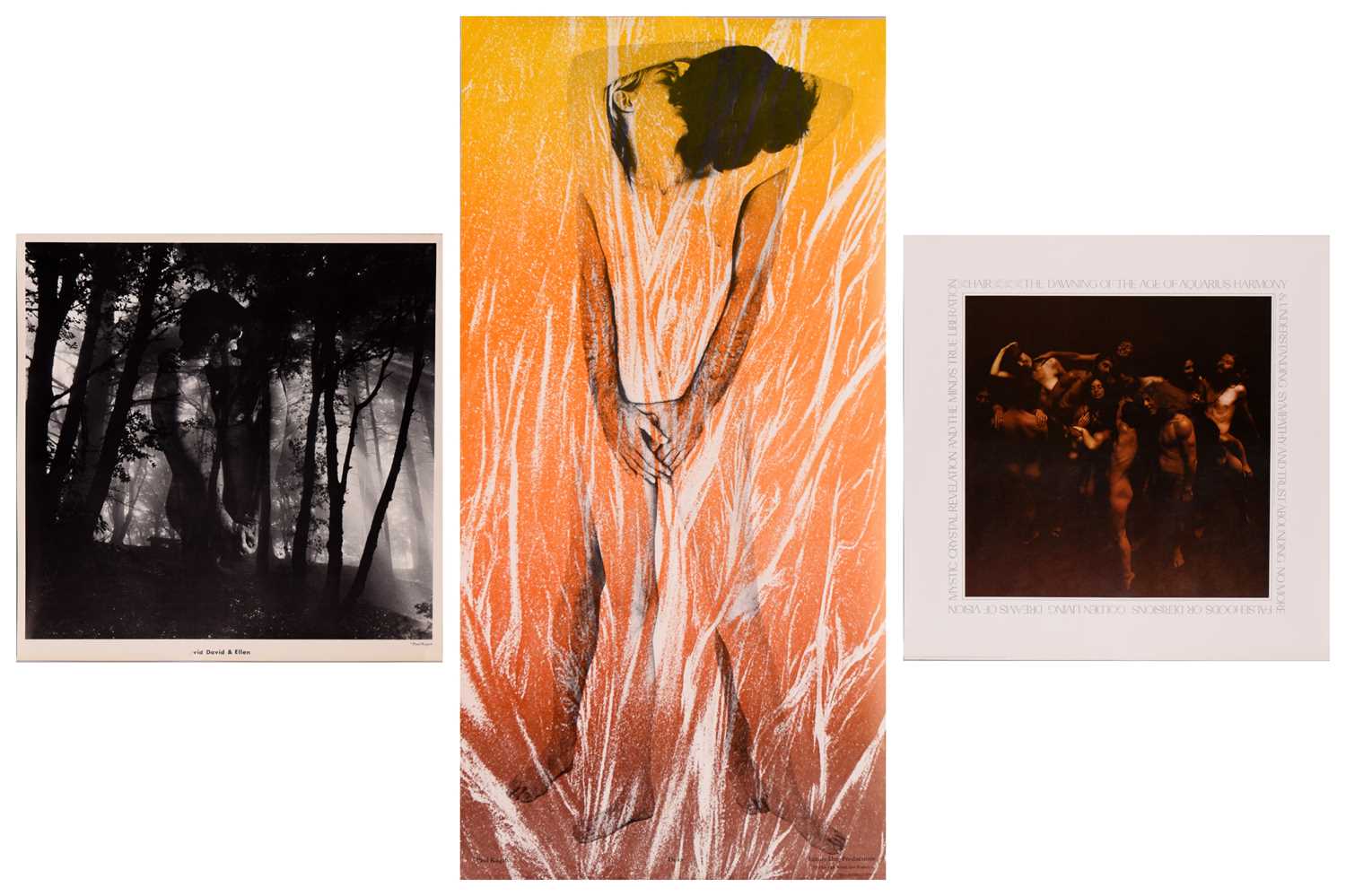 Lot 11 - Three original American hippy culture posters,...