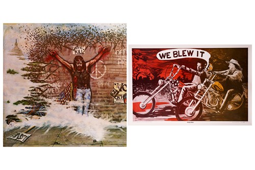 Lot 72 - 'Uneasy Riders', and original American...