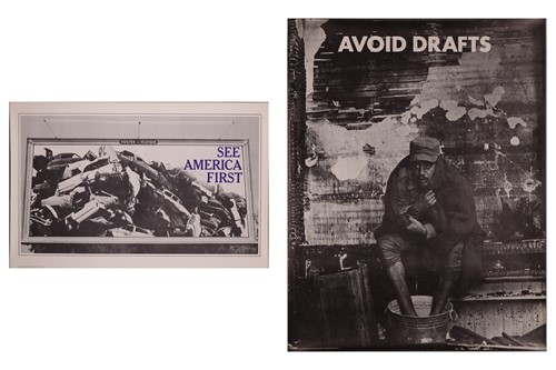 Lot 136 - Two original 1967 American political protest...
