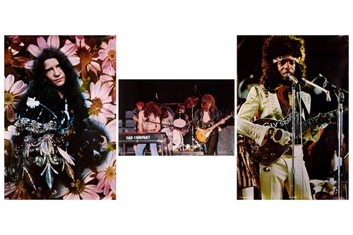 Lot 70 - A large colour concert poster of Bad Company,...