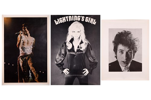 Lot 106 - Mick Jagger: a large early 1970s colour...