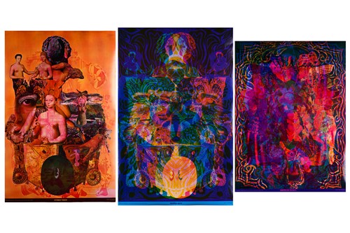 Lot 89 - Three original 1960s psychedelic posters, all...