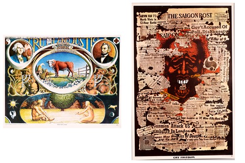Lot 121 - Two original American political protest...