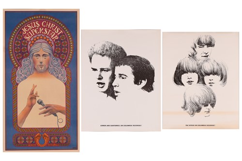 Lot 101 - Simon and Garfunkel: an original black and...
