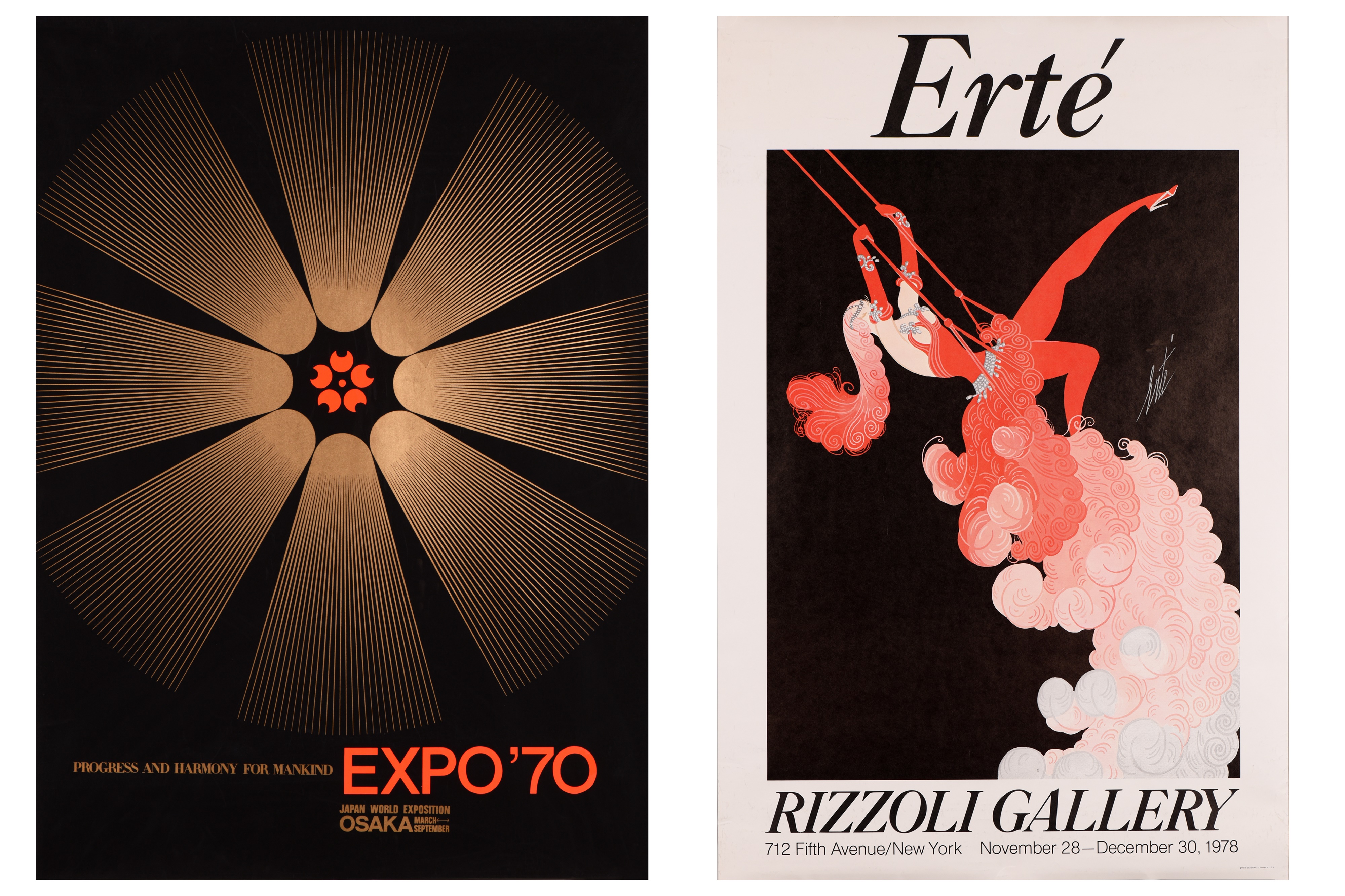 Lot 92 - An original 1970 'Japan World Expo' poster,