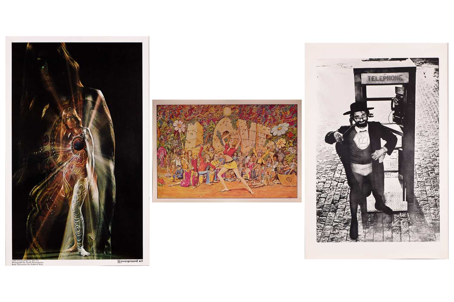 Lot 26 - A 1967 Overground Art psychedelic poster,...