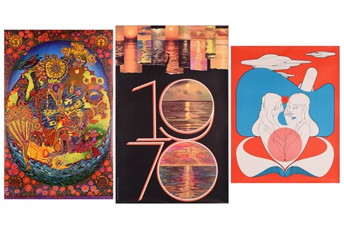 Lot 114 - An original 1960s psychedelic poster, 'Pipe...