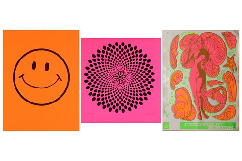 Lot 124 - An original psychedelic blacklight Cycledelic...
