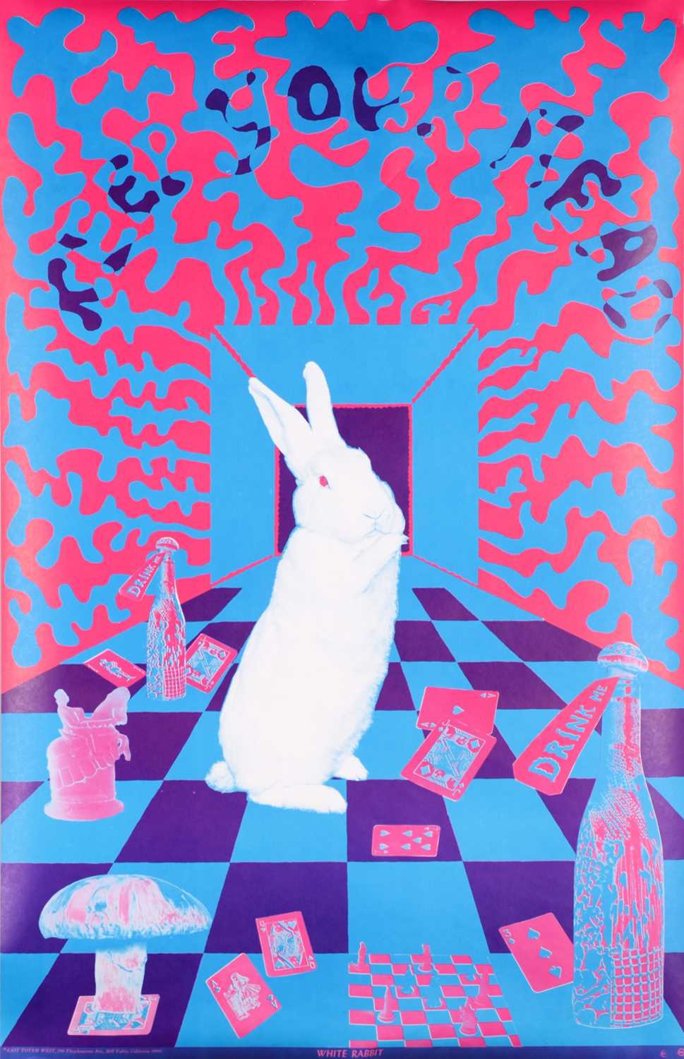 Lot 1 - An original late 1960s psychedelic blacklight...