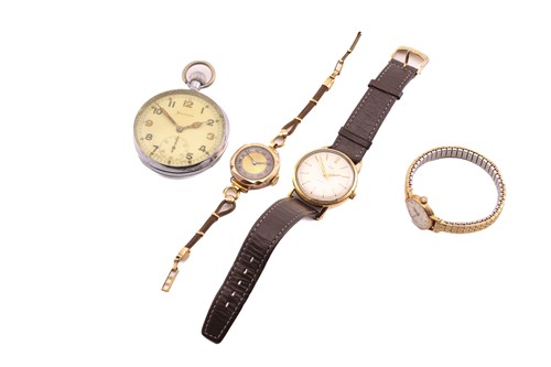 Lot 218 - A collection of four watches, comprising a...