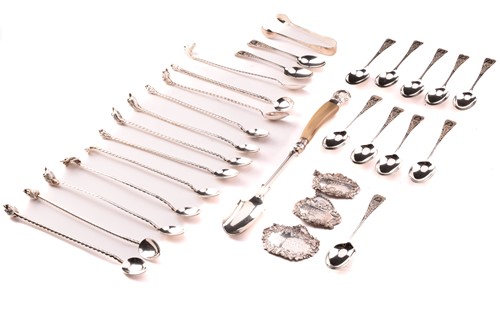 Lot 302 - A set of twelve cocktail stirrers each with...