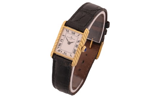 Lot 231 - A Beuche Girod 18ct yellow gold ladies...